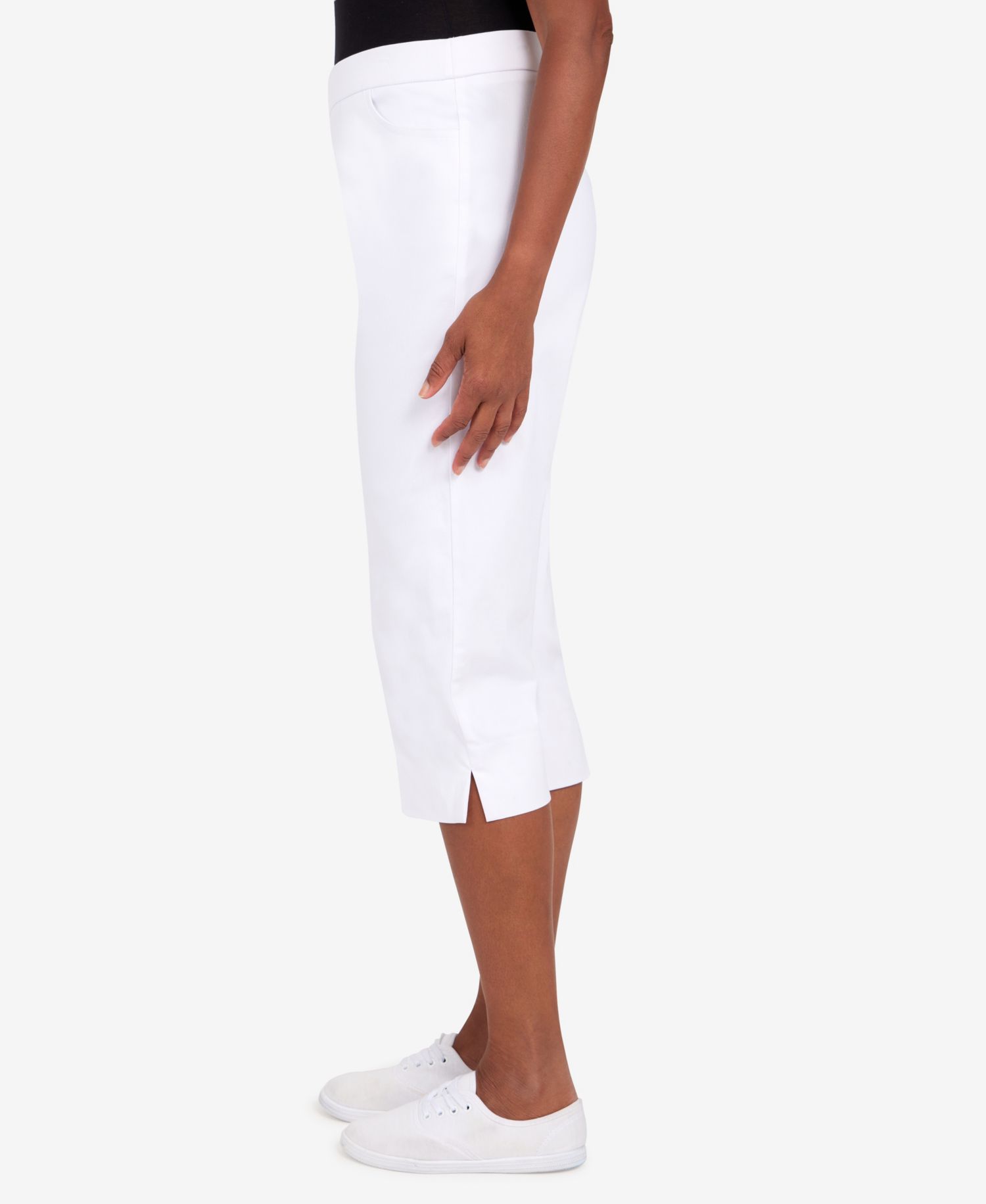 Petite Classic Allure Stretch Clamdigger Pants