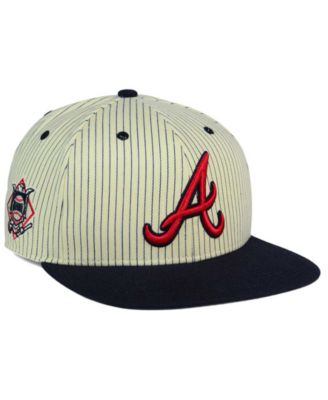 '47 Brand Atlanta Braves Woodside Captain Snapback Cap