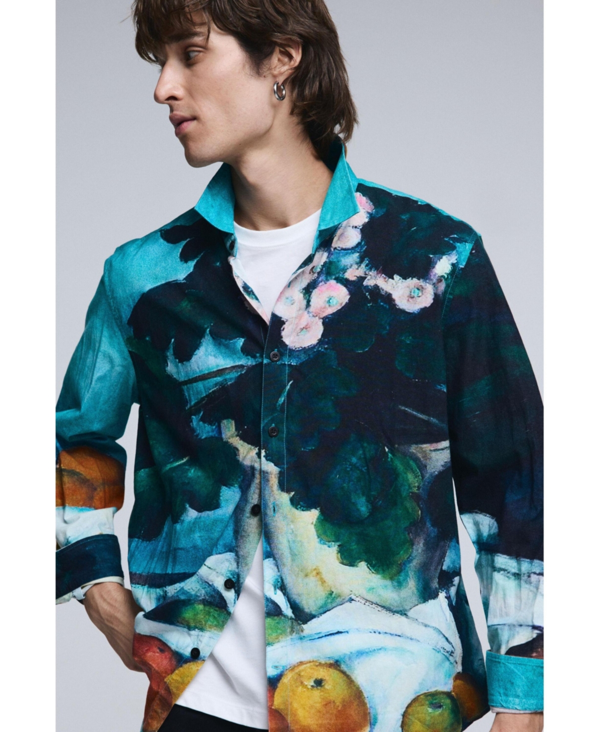 Desigual Men's Still life checkered shirt