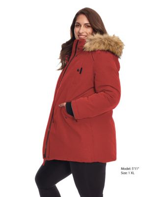 Plus Size Glacier Parka Winter Jacket