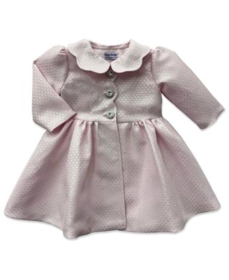 Baby Girls' Brocade Coat and Dress, 2-Piece Set
