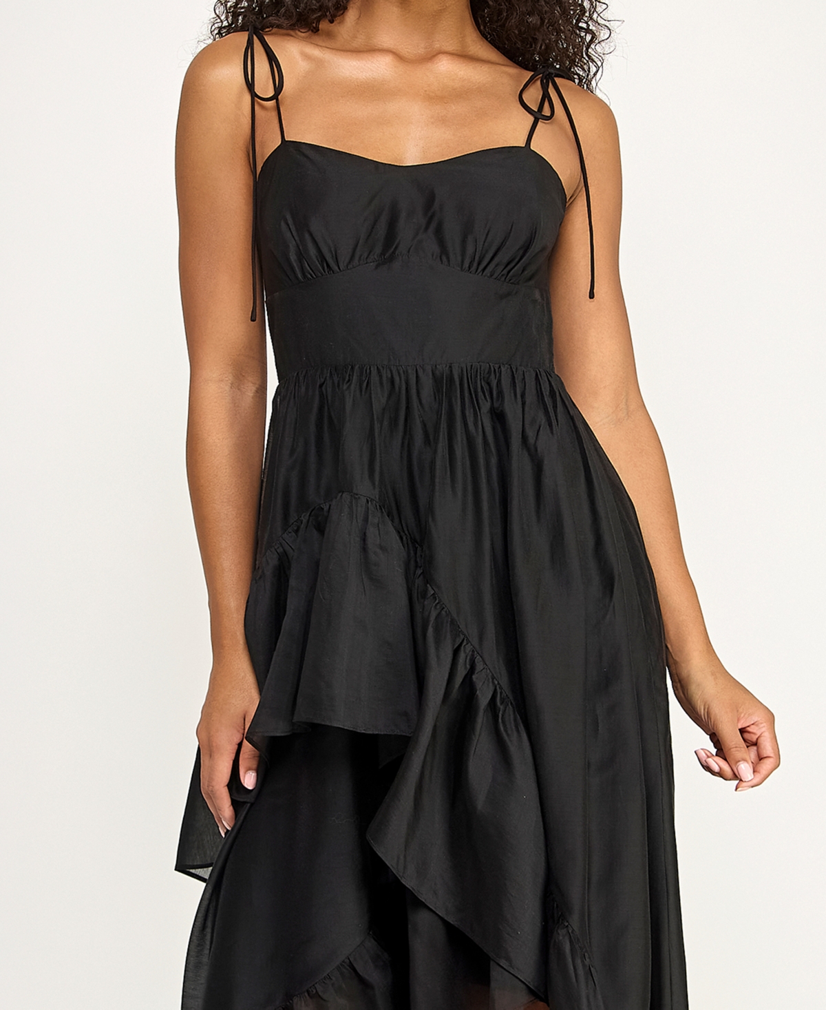 Seni & Cade Women's Ruffle Tiered Midi Dress