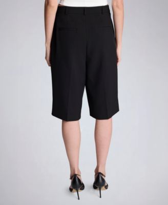 Women's Fly Front Long Short