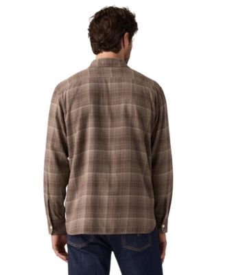 Men's Relaxed-Fit Long-Sleeve Button-Front Worker Shirt