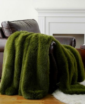 Lifestyle Faux Fur Throw, 60" x 80"