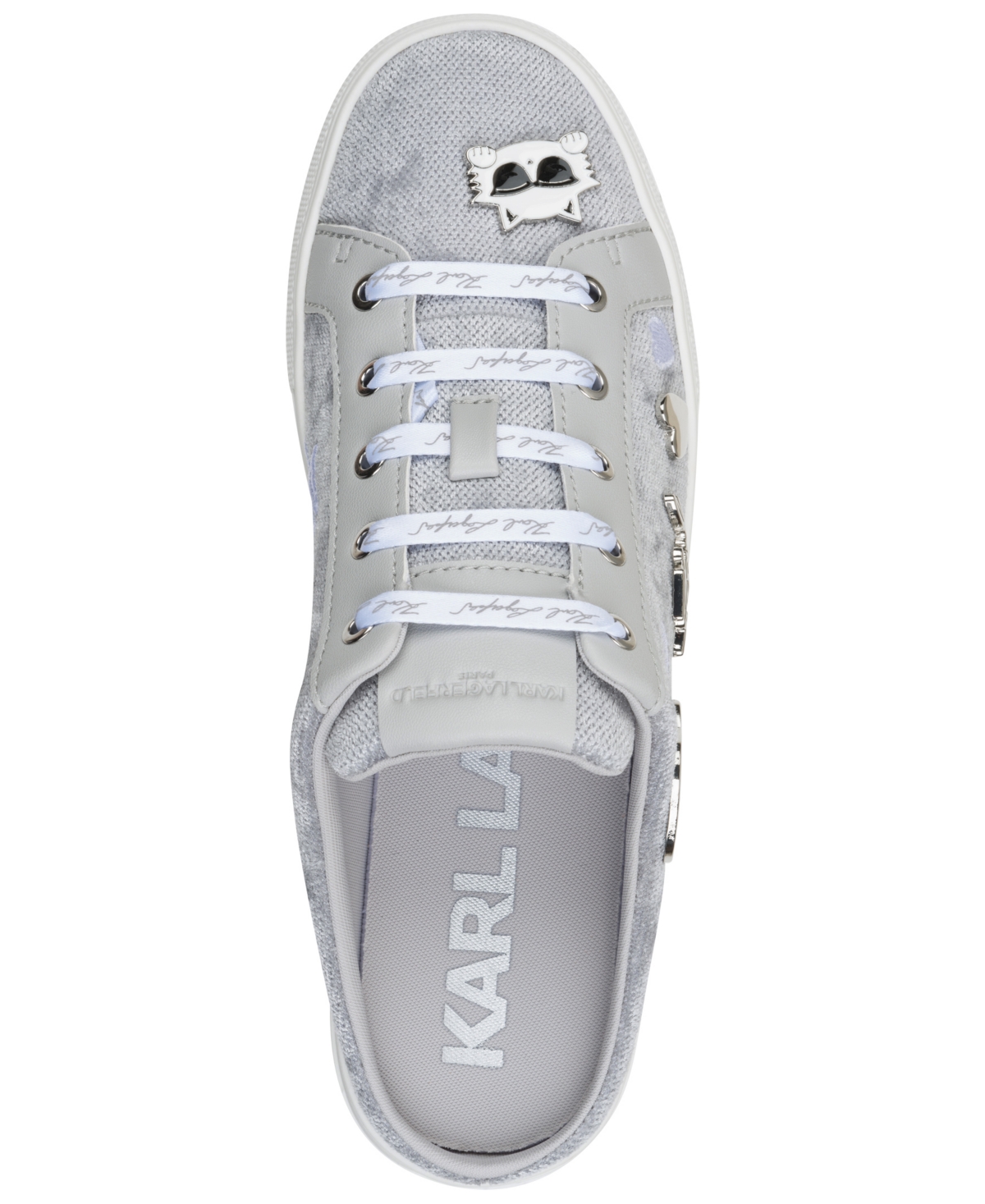 Karl Lagerfeld Paris Women's Cambria Slip-On Sneaker Mules