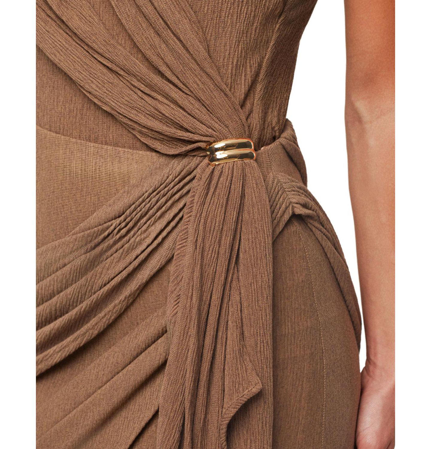 Боди Drape — JLUXLABEL, цвет: Коричневый — фото 7