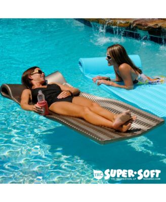 Serenity 1.5" Thick Vinyl Swimming Pool Float Mat, Flamingo Pink