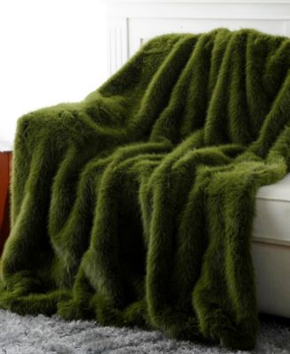 Lifestyle Faux Fur Throw, 60" x 80"