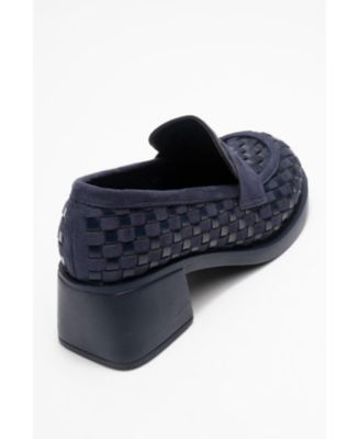 Women's Marlon Woven Block Heel Loafer