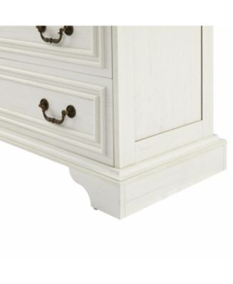 White 5-Drawer Dresser - Bedroom Storage