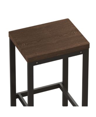 Streamdale Modern Design Kitchen Dining Table,Pub Table,Long Dining Table Set with 3 Stools,Easy Assembly