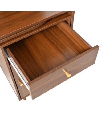 Rotating Computer Desk with Storage