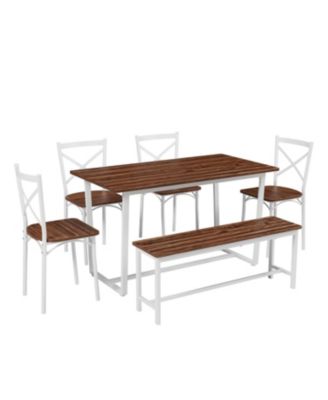 6-Piece Dining Set- Kitchen Table for Small Spaces