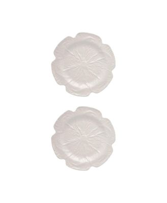 Cabbage Beige Charger Plate, Set of 2