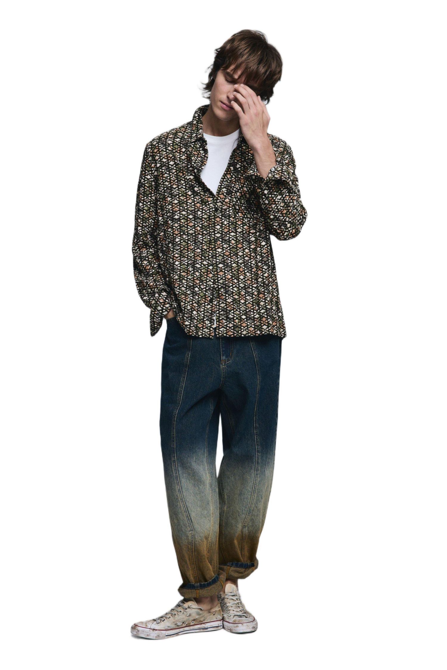 Men's Shirt for men jacquard