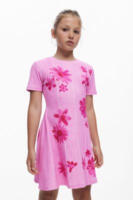 Girls Girls's Pleated floral dress