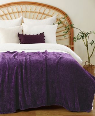 Lifestyle Solid Woven Micro Chenille Throw, 51" x 67"