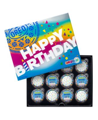 Birthday Chocolate Cookies Box, 12-Pc.