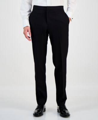 Men's Slim-Fit Stretch Black Tuxedo Pants, Created for Macy's 