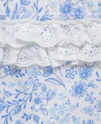 Baby Girls' Floral Eyelet Bodysuit, Pants and Headband, 3-Piece Set