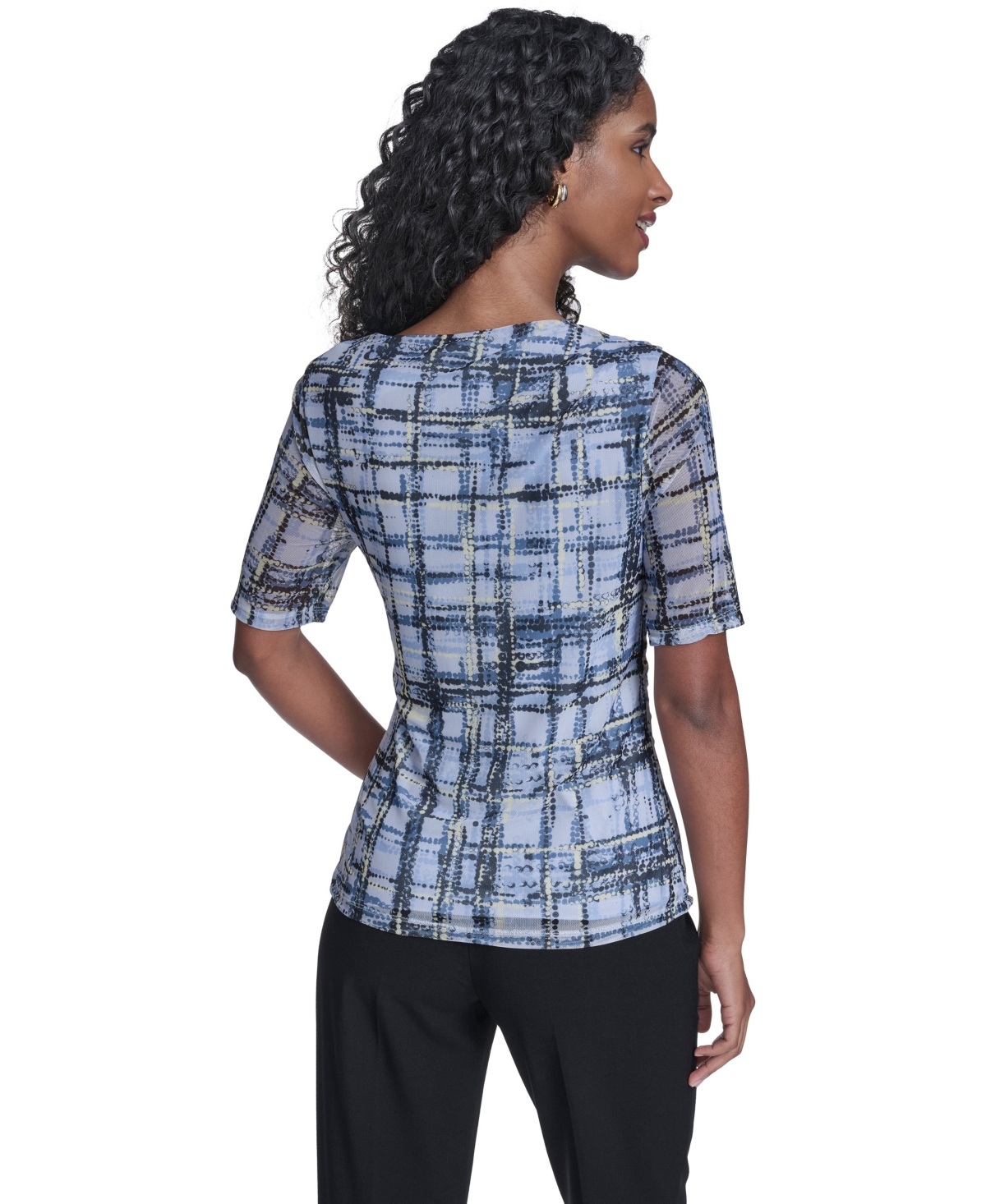 Calvin Klein Women's Crewneck Short-Sleeve Top