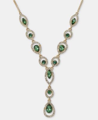 Crystal 16" Lariat Necklace