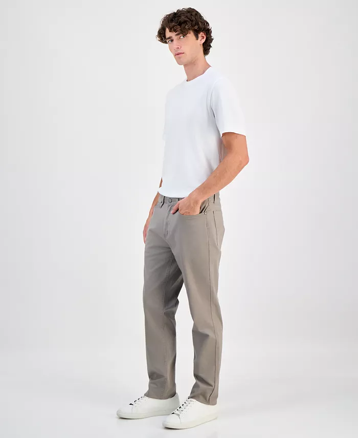 Men's Five-Pocket Straight-Fit Twill Pants - thumbnail 10