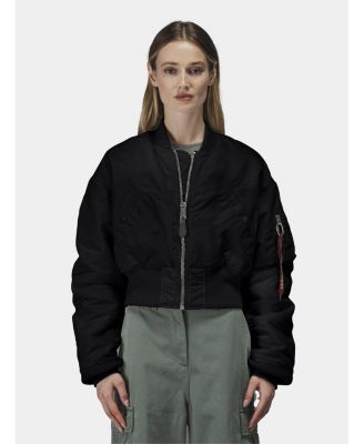 Women's Cropped Ma-1 Flight Jacket W