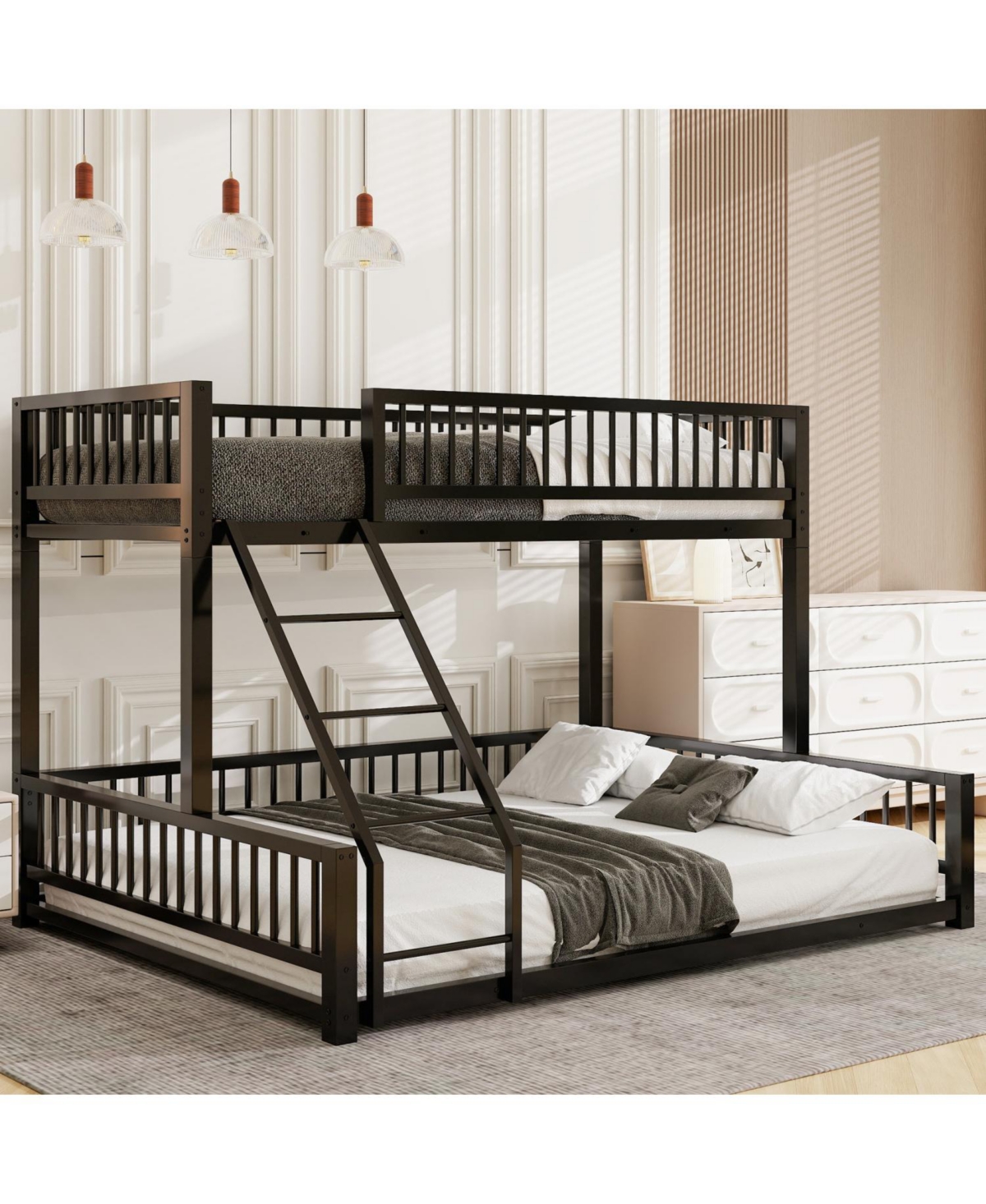 Streamdale Furniture Bunk Bed Frame, Ladder & Rails