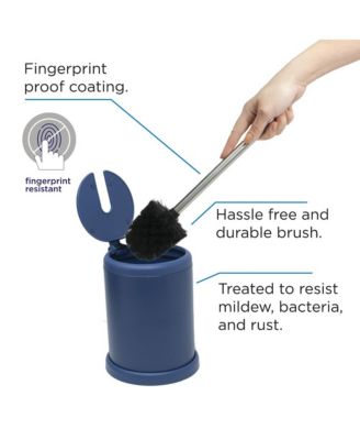 Toilet Bowl Cleaning Brush, Self-Closing Lid, Fingerprint-Proof, Rust resistant