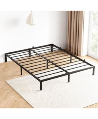 Twin Metal Bed Frame for Kids Safe Rounded Corners Design Enhanced Protection