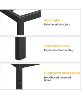 gaomonTwin Metal Bed Frame with Safety Rounded Corners For Households with Children or Pets