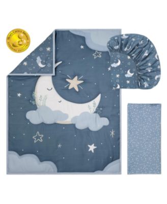 Crib Bedding Set for Baby Boys and Girls, Celestial Serenity, 3 Pieces