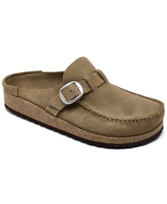 Women's Buckley Suede Leather Clogs from Finish Line