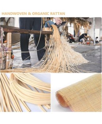 Boho Rattan Full Size Bed Frame with LED Lights, Storage Headboard, Charging Station, Under Bed Storage – Bed Frame