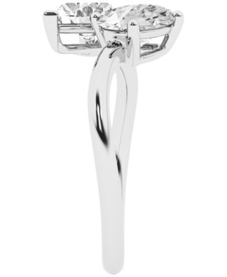 Lab Grown Diamond Ring (2 ct. t.w.) in 14k White Gold