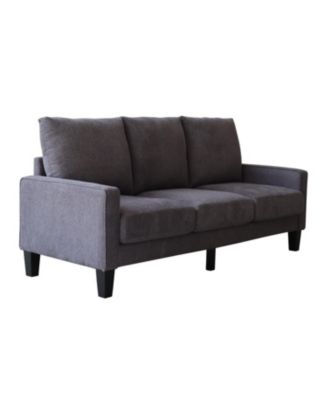 Modern Living Room Furniture Sofa In Dark Fabric