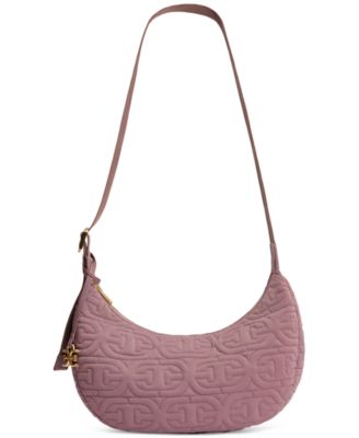Ethyl Quilted Logo Medium Sling Crossbody Bag