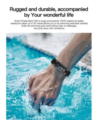 AMOLED Health Smart Band: HD Display + Bluetooth + Full Health Monitoring