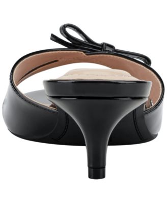 Women's Rissie Bow Low Kitten Heel Dress Sandals