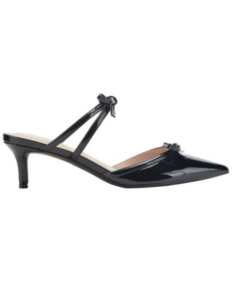 Women's Meggin Strappy Bows Slip-On Kitten Heel Pumps
