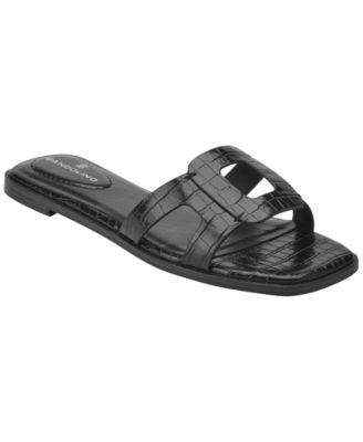 Women's Vienma Square Toe Flat Slip-On Sandals