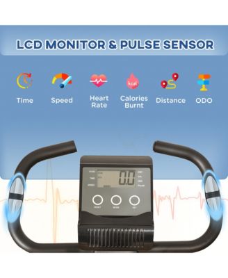 Folding Exercise Bike w/ Arm Resisce Bands,