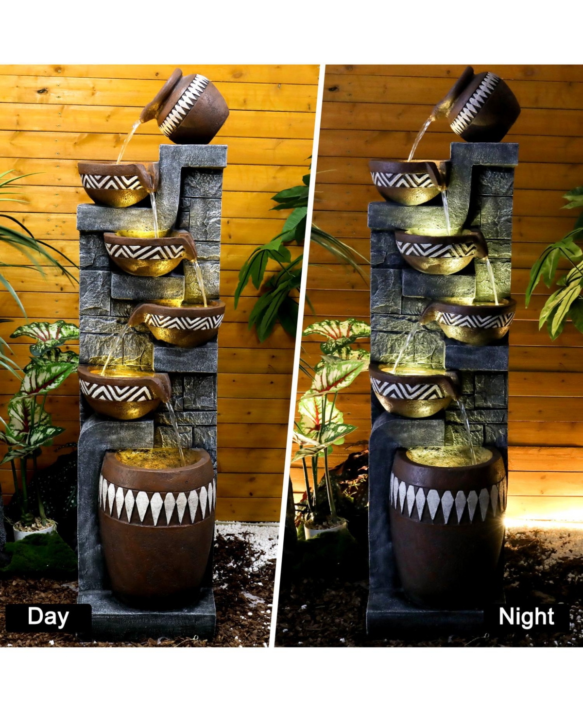 SunJet 56.6"H Outdoor Indoor Water Fountain