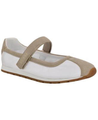 Womens Treece Suede Sporty Mary Jane Flat Sneakers