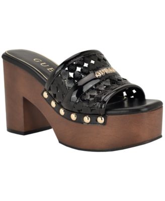 Women's Quill Wooden Platform Dress Sandals