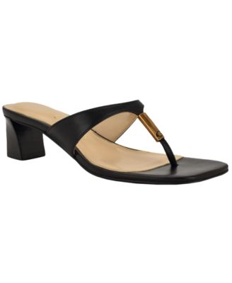 Women's Yaiza Leather Block Heel City Sandals