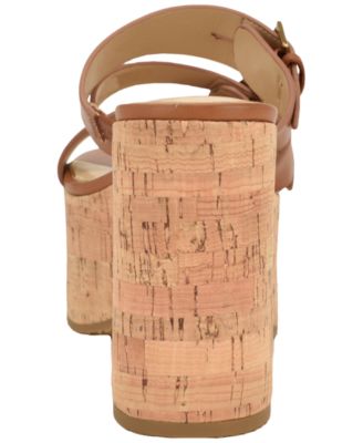 Women's Nailah Strappy High Platform Wedge Sandals