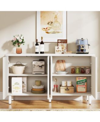 Buffet Cabinet Sideboard with Storage, 59.4-Inch